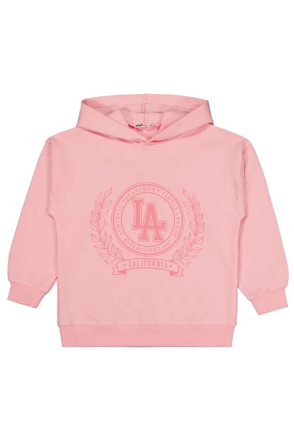 Girl's Sweatshirt 6-9 Years Pink - Package