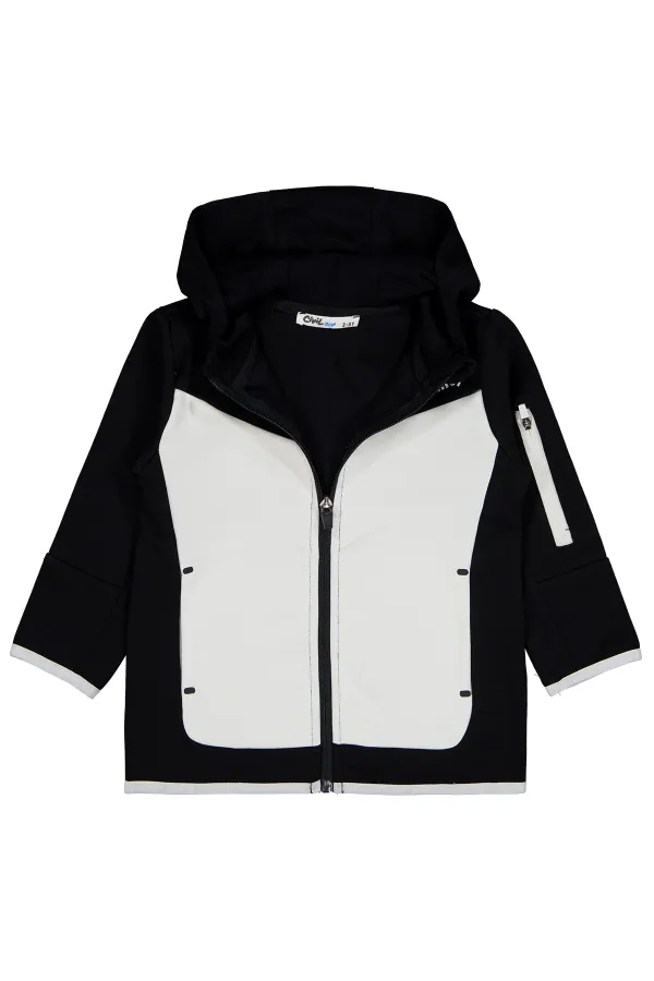 Erkek Çocuk Hırka 2-5 Yaş Siyah - Paket