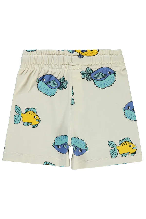 Erkek Çocuk Şort 2-5 Yaş Taş Rengi - Paket