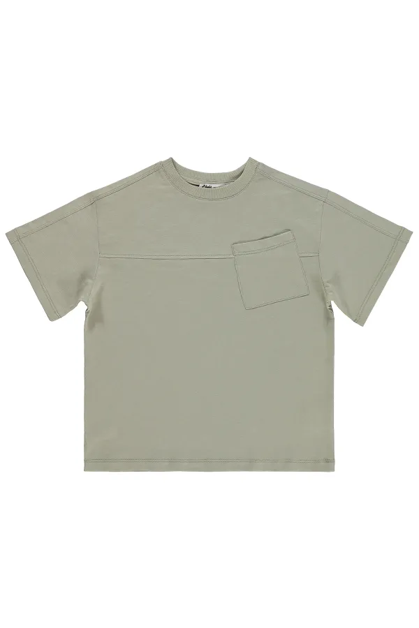 Boys' T-Shirt, Ages 10-13, Soft Grey - Pack