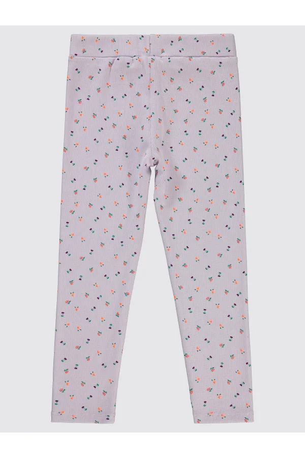 Leggings pour filles de 6 à 9 ans, lilas - Emballage