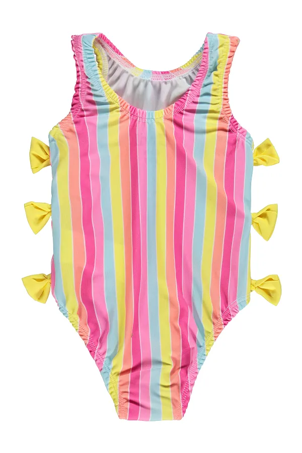 Kız Çocuk Mayo Set 6-13 Yaş Pembe - Paket