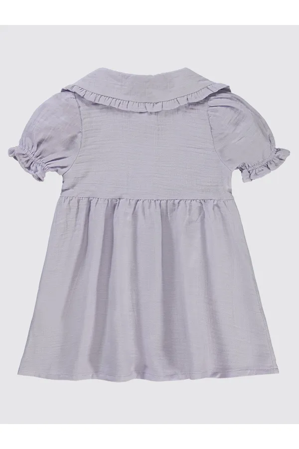 Ensemble gilet et robe pour fille de 2 à 5 ans, couleur lavande douce - Pack