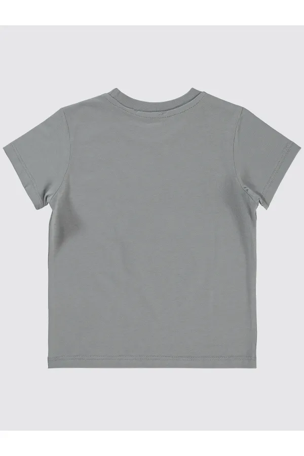 Boy T-Shirt 2-5 Years Old Gray - Pack