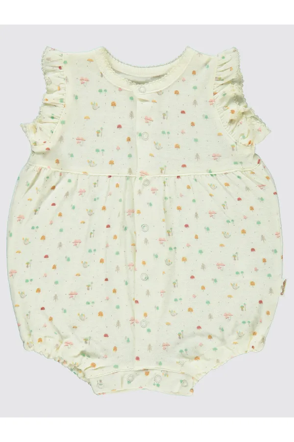 Baby Rompers 0-24 Months Ecru - Package Baby Rompers 0-24 Months Ecru - Package