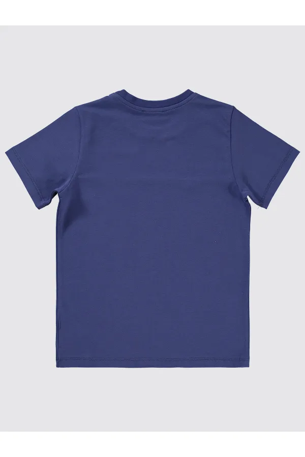 Lot de T-shirts violets pour garçons de 6 à 9 ans