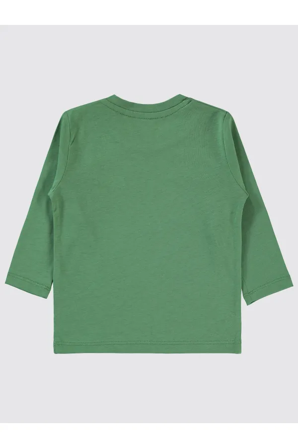 Sweat-shirt bébé 0-24 mois kaki - Emballage