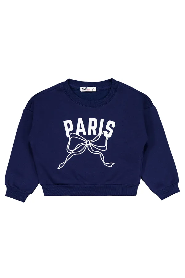 Girls Tracksuit Set 2-5 Years Old Navy Blue - Package