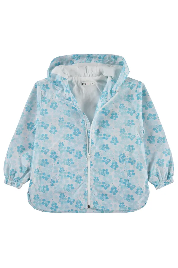 Kız Çocuk Yağmurluk 6-9 Yaş Kırık Beyaz - Paket