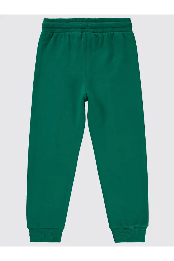 Bas de survêtement garçon 10-13 ans Vert pin - Lot