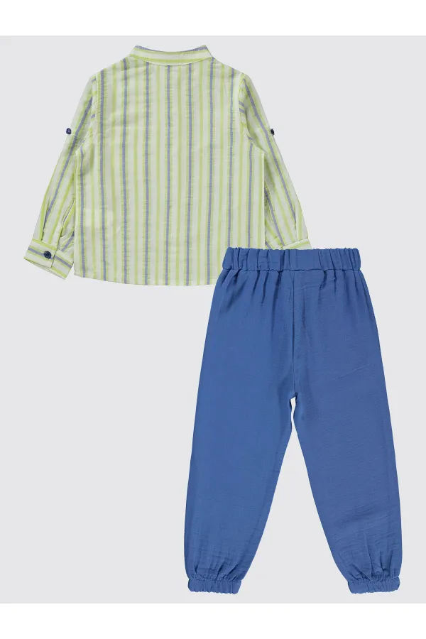 Costume vert pour garçon de 2 à 5 ans - Emballage