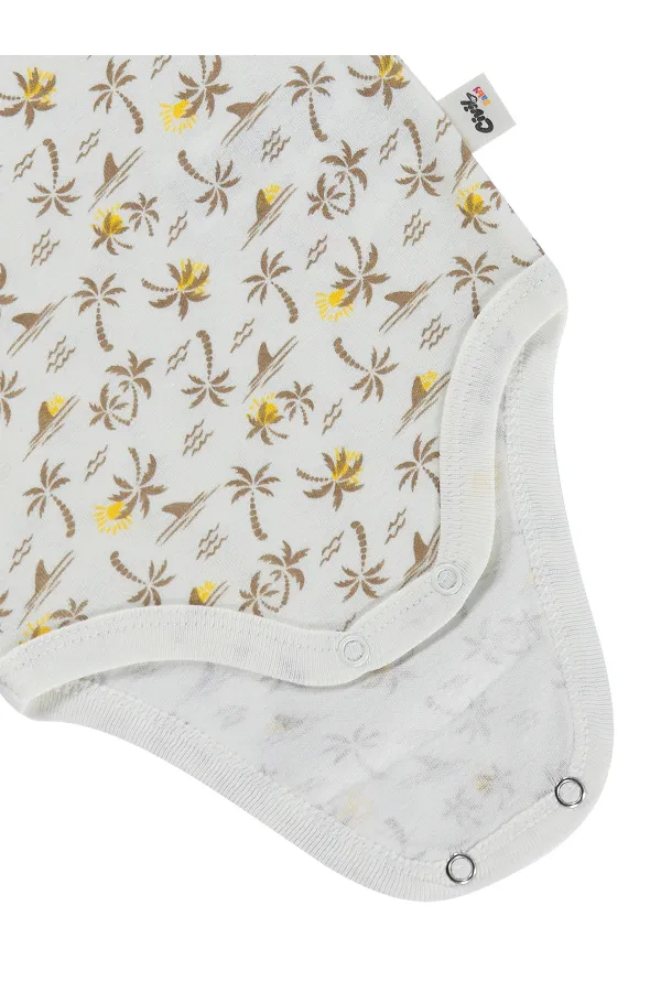 Baby Snap Bodysuit 0-24 Months, Ecru - Package Baby Snap Bodysuit 0-24 Months, Ecru - Package