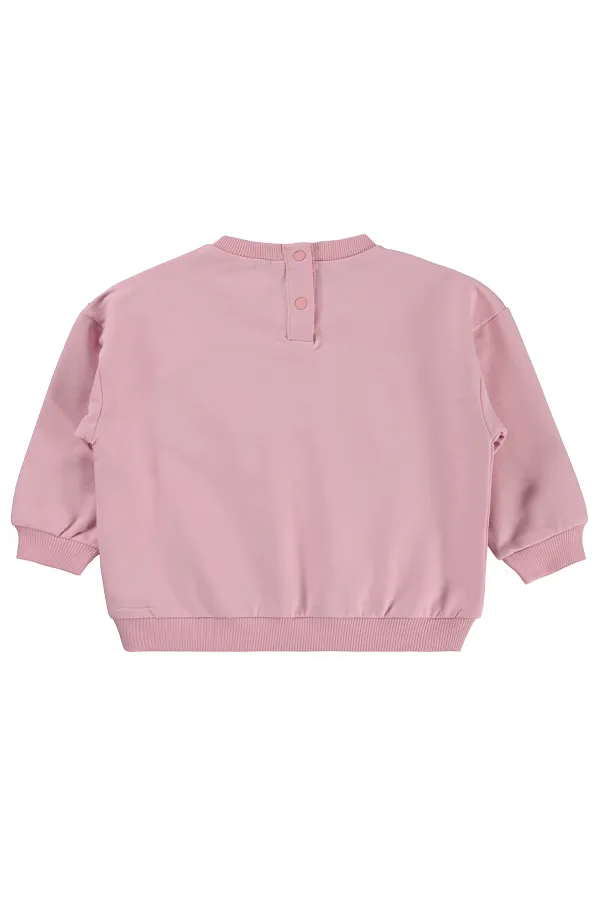 Bebek Sweatshirt 6-18 Ay Pembe - Paket