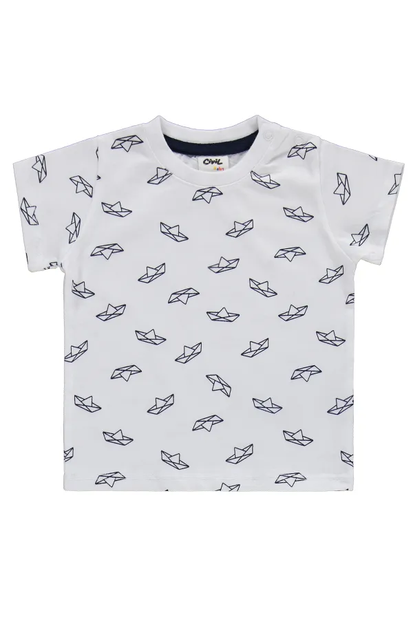 Bebek Takım 0-24 Ay Beyaz - Paket