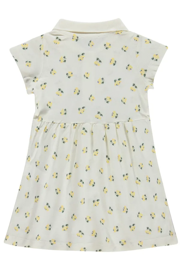 Ensemble combinaison et robe pour fille, 2-5 ans, blanc cassé - Emballage