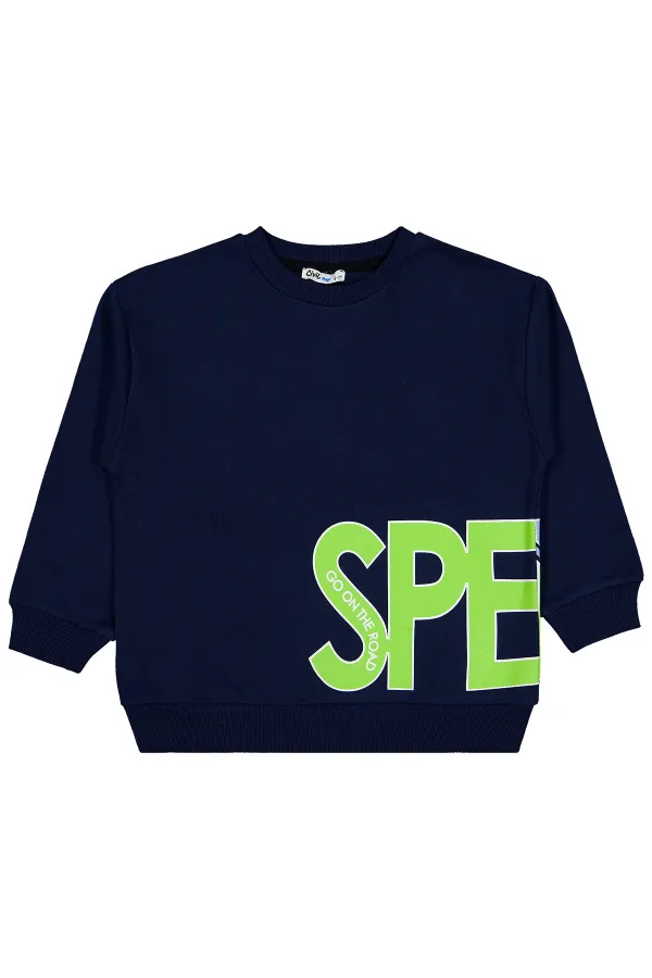 Boys Tracksuit Set 6-9 Years Old Navy Blue - Package