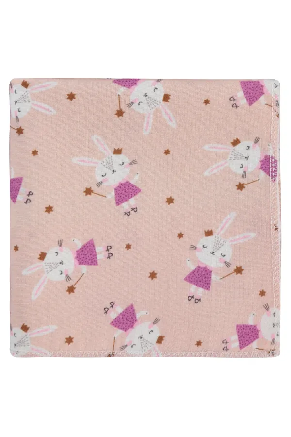 Couverture et lange pour bébé 0-24 mois rose poudré - Lot