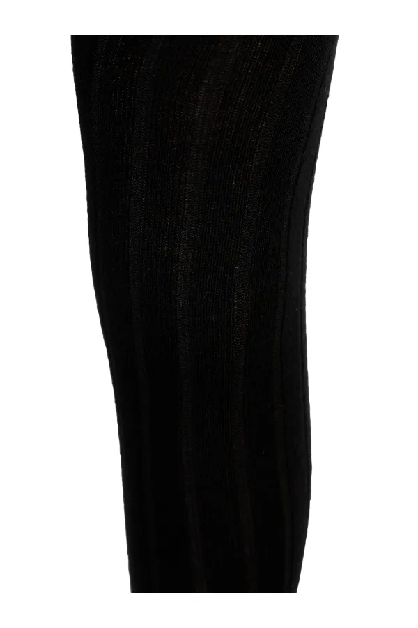 Kız Çocuk Külotlu Çorap 2-9 Yaş Siyah - Paket