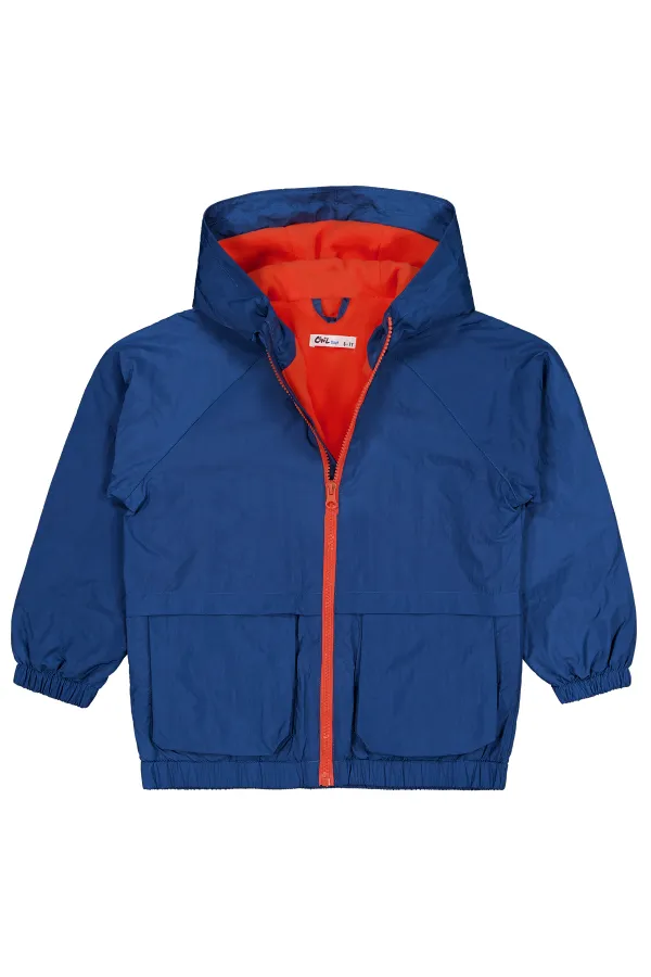 Erkek Çocuk Yağmurluk 6-9 Yaş Petrol - Paket