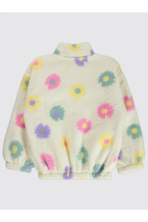 Gilet fille 10-13 ans écru - Emballage