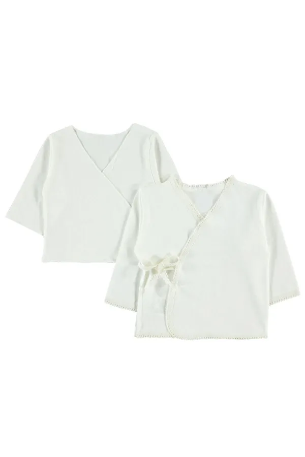 Baby Mini Bodysuits 0-24 Months Ecru - Pack