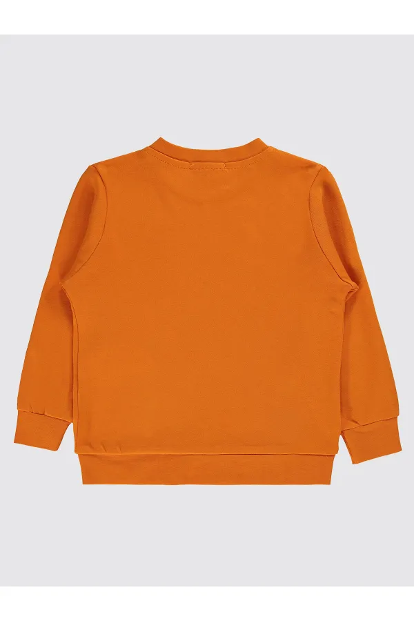 Sweat-shirt garçon 2-5 ans orange foncé - Emballage