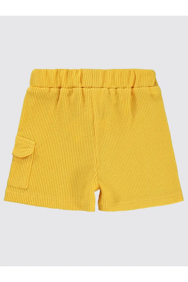 Baby Shorts 0-24 Months Soft Yellow - Pack