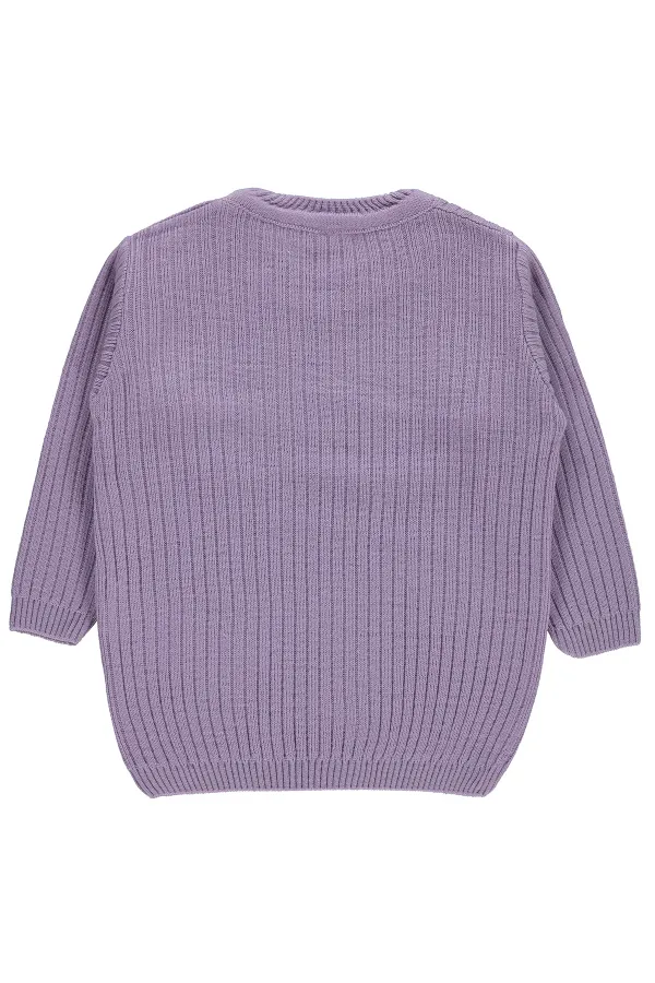 Bebek Kazak 0-24 Ay Lila - Paket