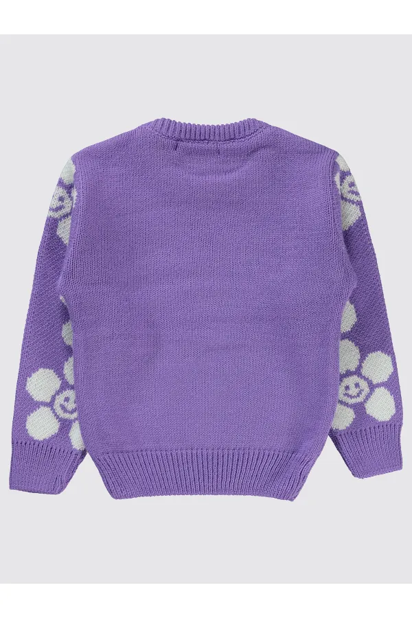 Girl's Sweater 2-5 Years Old Meta Lilac - Package