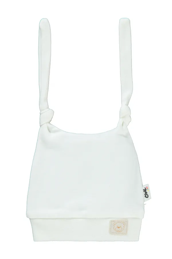 Bonnets, chapeaux et ensembles pour bébés 0-24 mois écru - Emballage