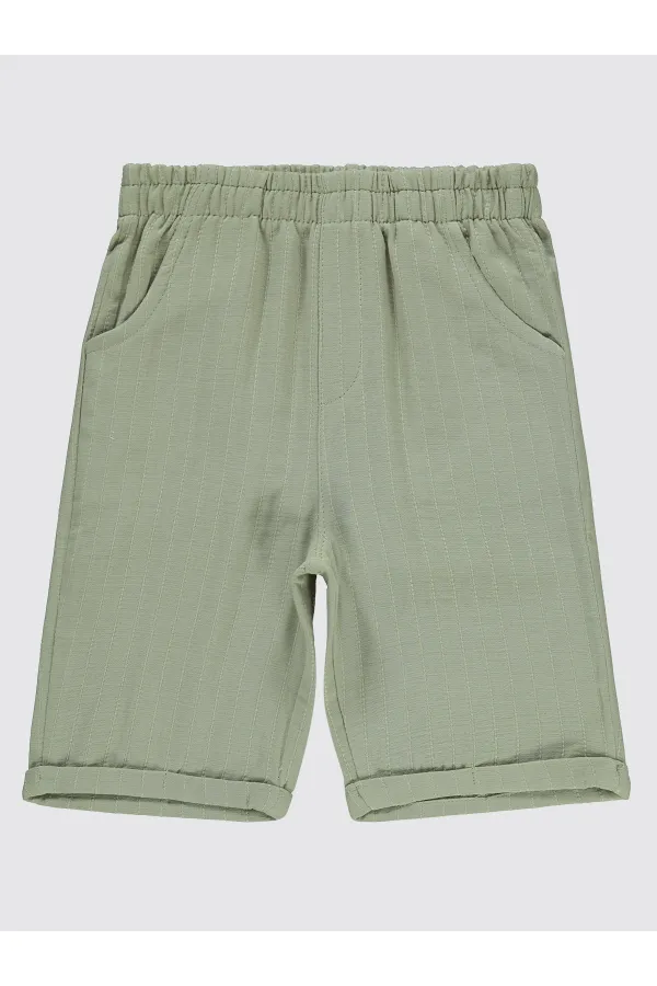 Erkek Çocuk Kapri 6-9 Yaş Soft Gri - Paket