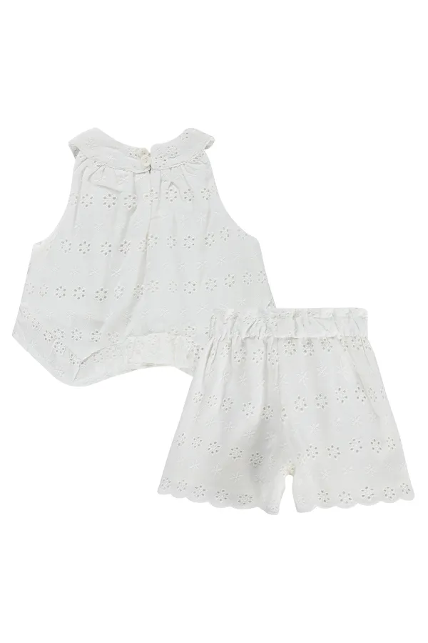 Bebek Takım 0-24 Ay Kırık Beyaz - Paket