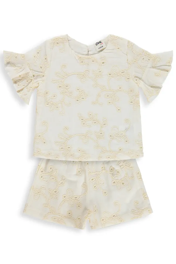 Ensemble bébé 6-18 mois, blanc cassé - Emballage