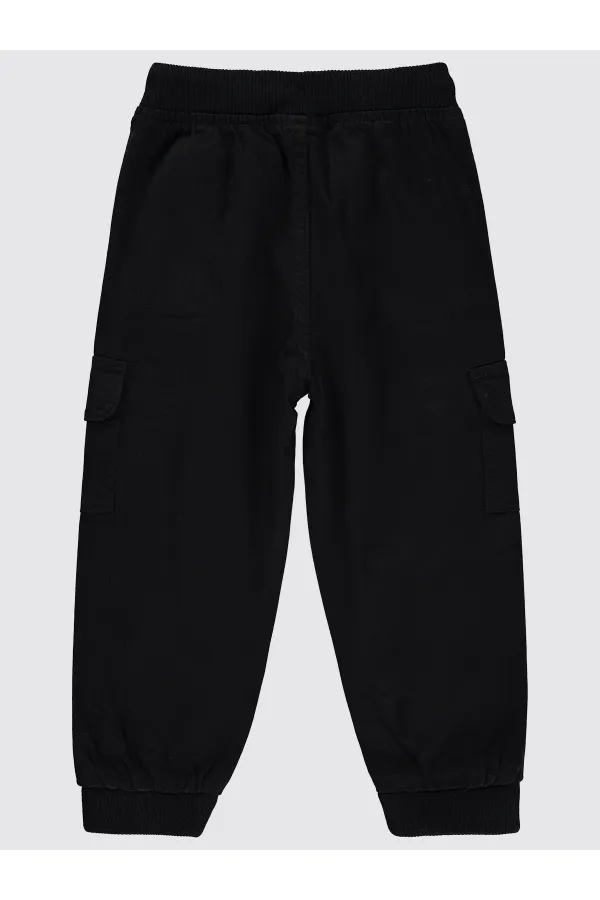 Boy's Trousers 2-5 Years Old Black - Pack