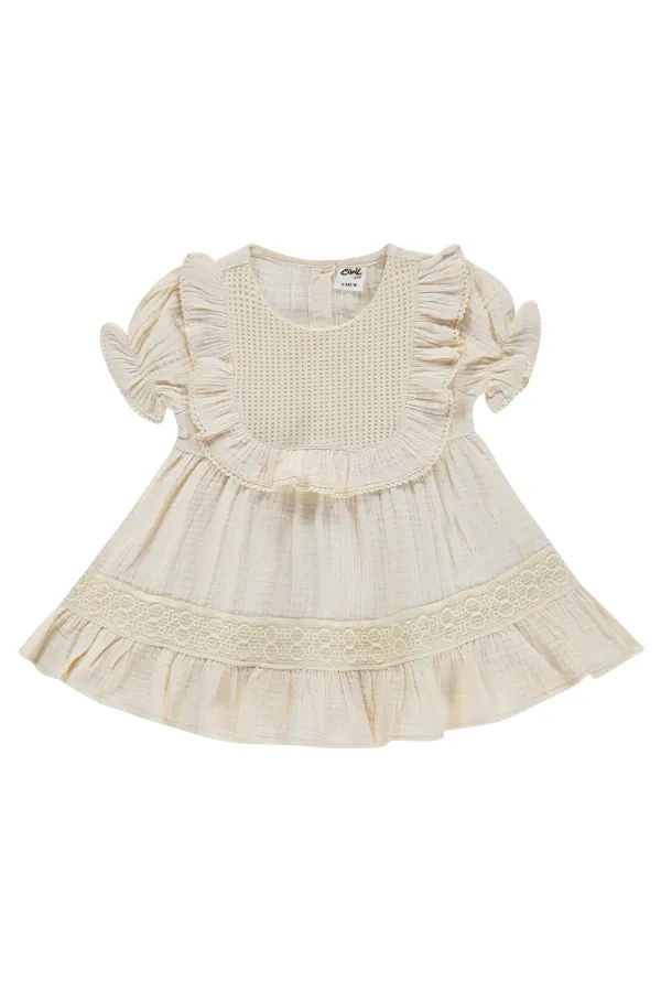 Baby Jumpsuit and Dress 0-24 Months Beige - Package