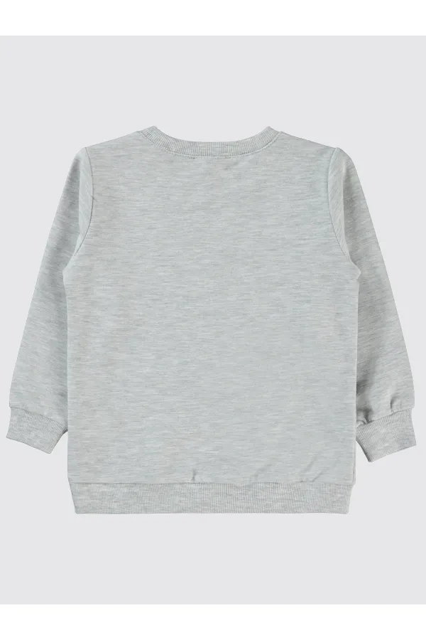 Sweat-shirt fille 2-5 ans écru - Emballage