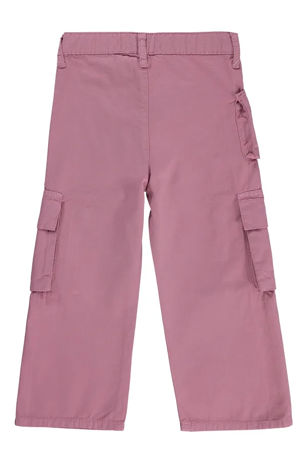 Kız Çocuk Pantolon 2-5 Yaş Gül Kurusu - Paket