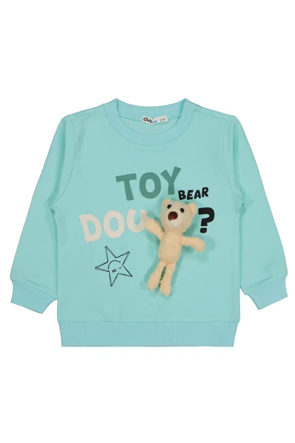 Boys Tracksuit Set 2-5 Years Mint Green - Package