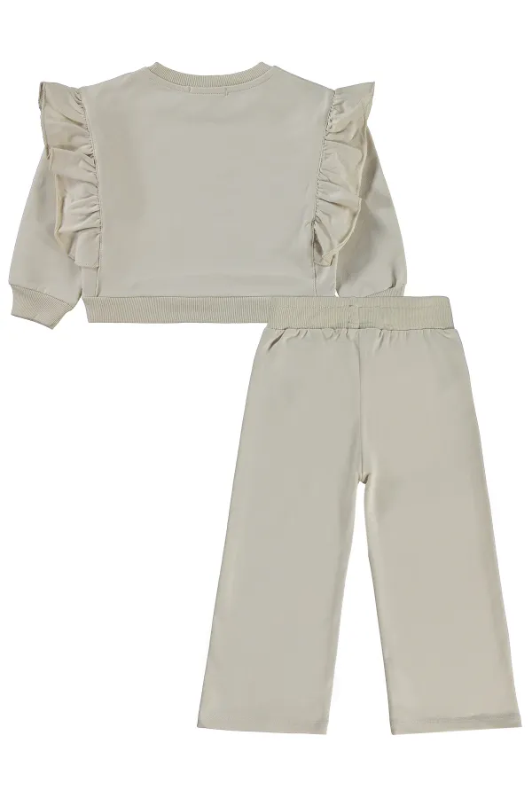 Girls Tracksuit Set for 2-5 Years Old Stone Color - Package