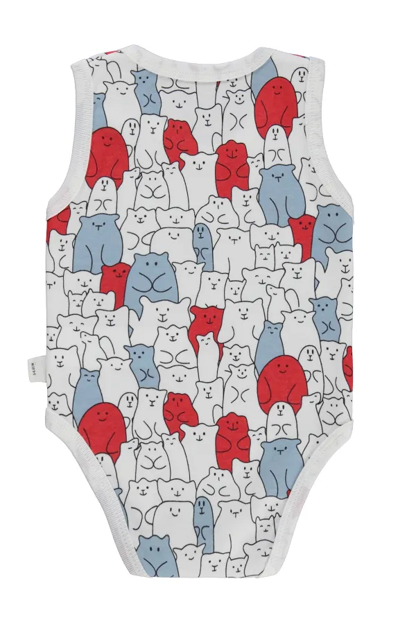 Body bébé à boutons-pression 0-24 mois, écru - Emballage