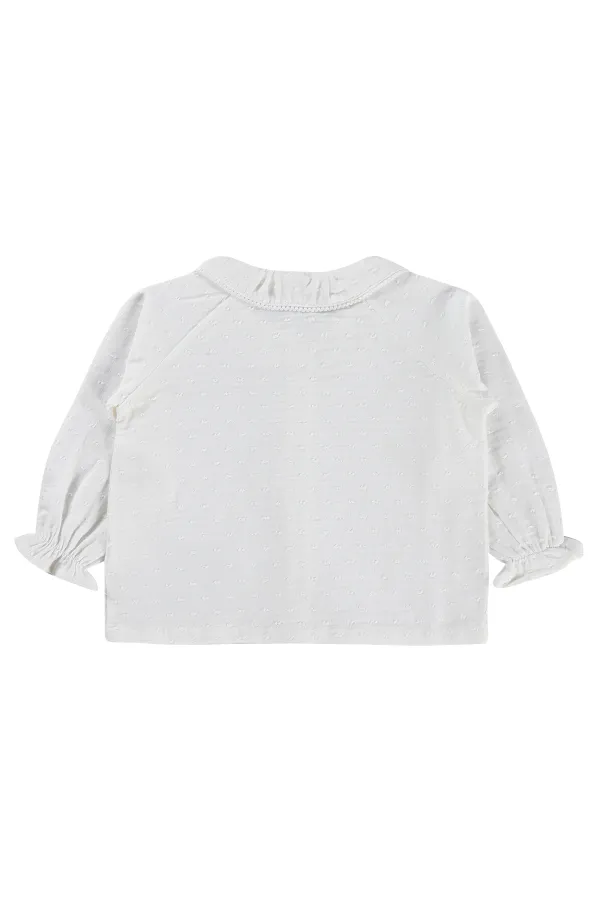 Girls' Shirt, Ages 2-5, Off-White - Package