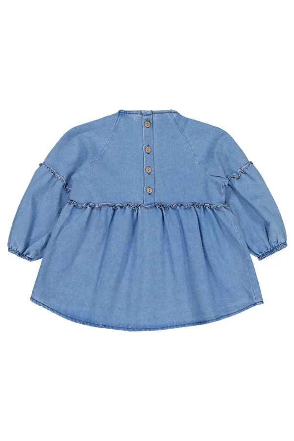 Baby Vest and Dress 0-24 Months Light Blue - Package