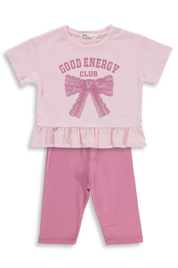 Girls' Team Set 2-5 Years Powder Pink - Pack