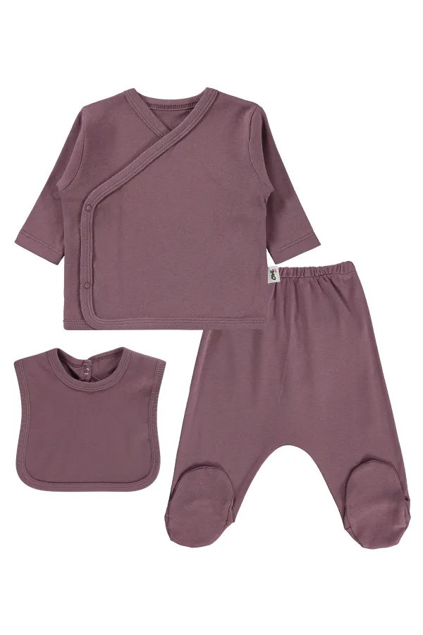 Baby Bodysuit Sets 0-24 Months Coffee - Pack