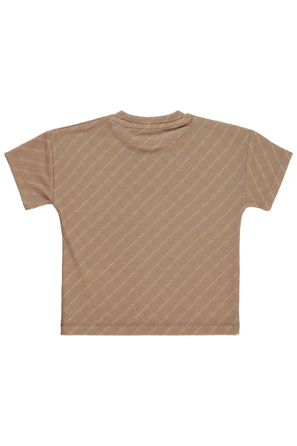 Boys T-Shirt 2-5 Years Brown - Pack