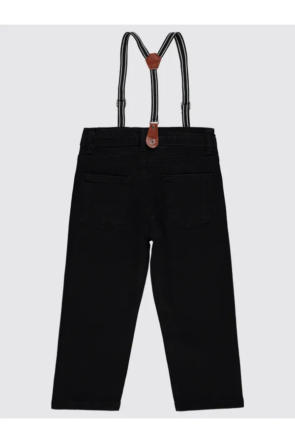 Pantalon noir pour garçon de 2 à 5 ans - Lot