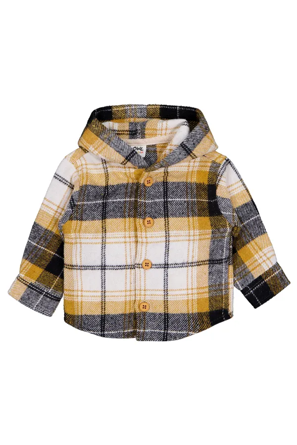 Bebek Gömlek 0-24 Ay Hardal - Paket