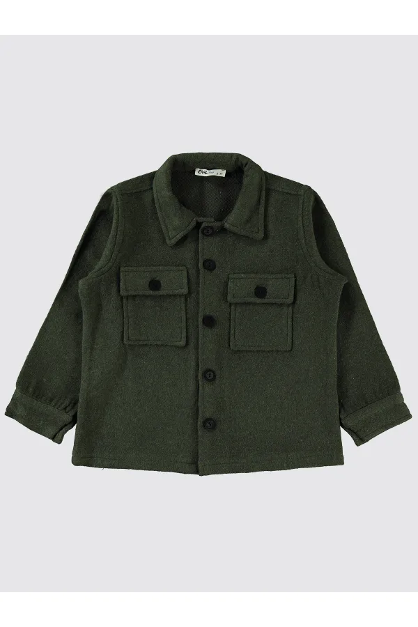 Erkek Çocuk Gömlek 10-13 Yaş Haki - Paket