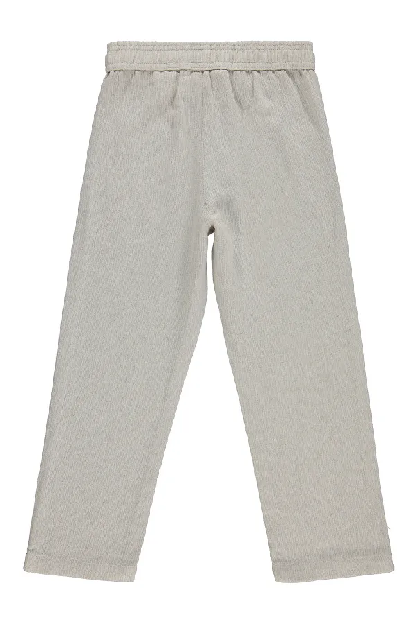 Pantalon garçon, 10-13 ans, beige - Lot