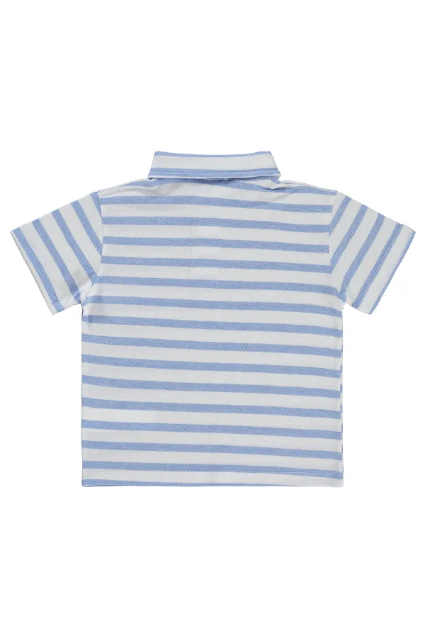 Boys' T-Shirt, Ages 2-5, Light Blue - Pack